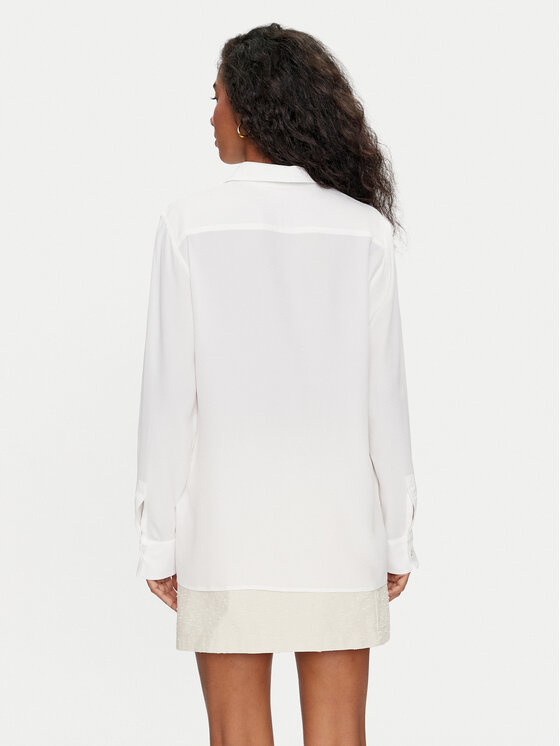 Marella Marella Košulja Nastro 2423116181 Écru Regular Fit