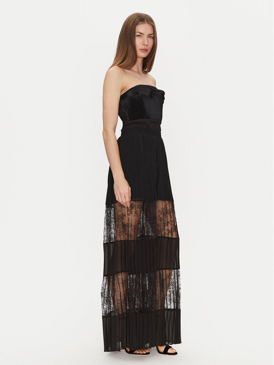 TWINSET TWINSET Pantaloni palazzo 251TP2782 Negru Wide Leg