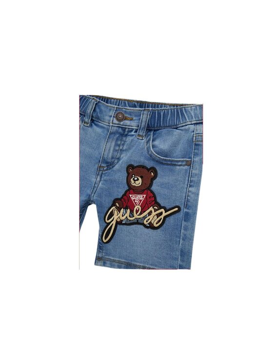 Guess Kids Guess Kids Pantaloncini di jeans stretch denim shorts Blu scuro Regular Fit