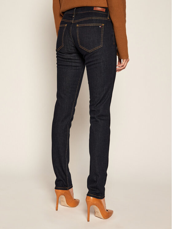 Tommy Hilfiger Jeansy Slim Fit Heritage Milan 1M87647437 Granatowy Slim Fit