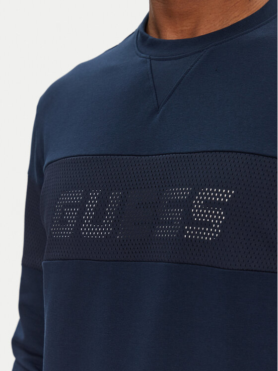 Guess Guess Bluza Z5GQ09 K6ZS1 Granatowy Regular Fit