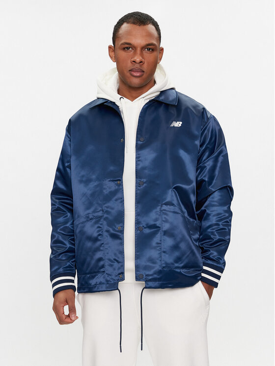 New Balance New Balance Μπουφάν μεταβατικό Greatest Hits MJ41553 Σκούρο μπλε Relaxed Fit