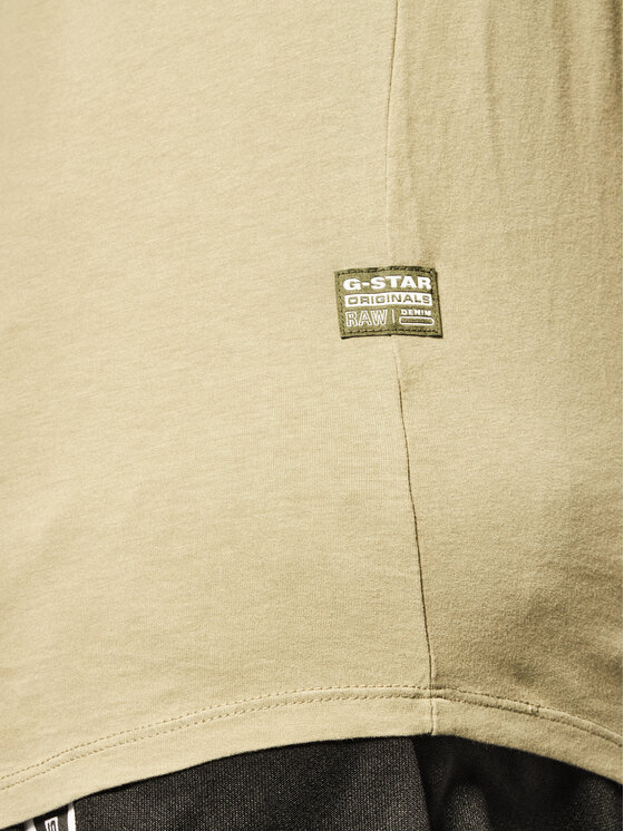 G-Star Raw G-Star Raw T-Shirt Sustainable D16396-B353-2199 Zielony Relaxed Fit