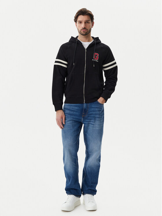 Guess Jeans Guess Jeans Džemperis M5GQ26 KCPR1 Juoda Regular Fit