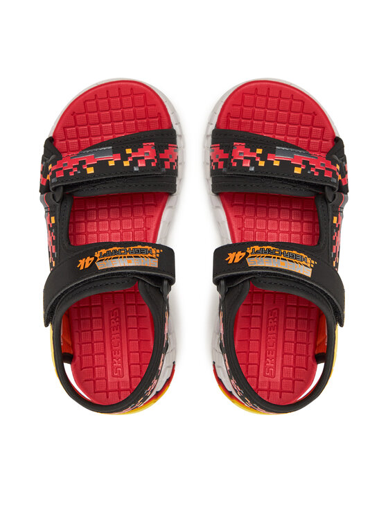 Skechers Skechers Sandale Mega-Splash 4K- 402161L/BKRD Negru