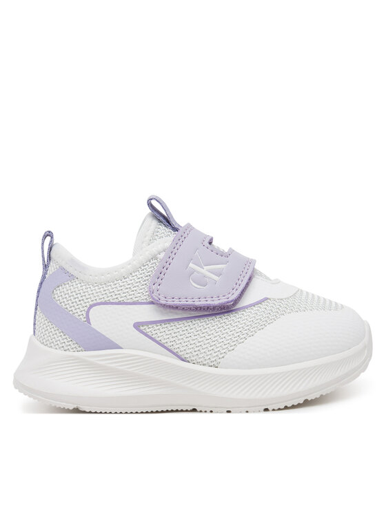 Sneakers Calvin Klein Jeans Low Cut Velcro 1A9-82026-1697X M Alb