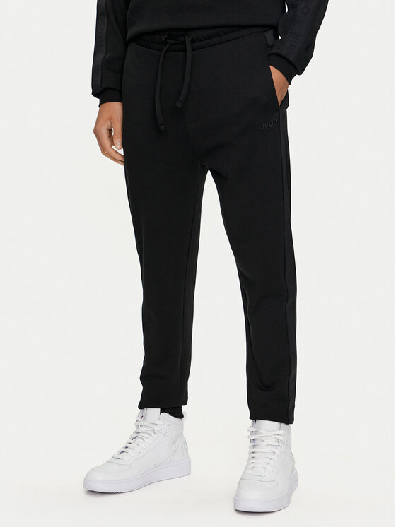 HUGO Hugo Jogginghose Tonal Logo 50520501 Schwarz Regular Fit