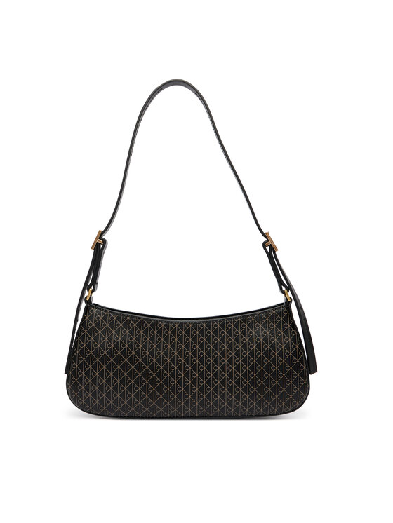 Calvin Klein Calvin Klein Soma Emblem Aop Small Shoulder Bag LV04F3324G Melns