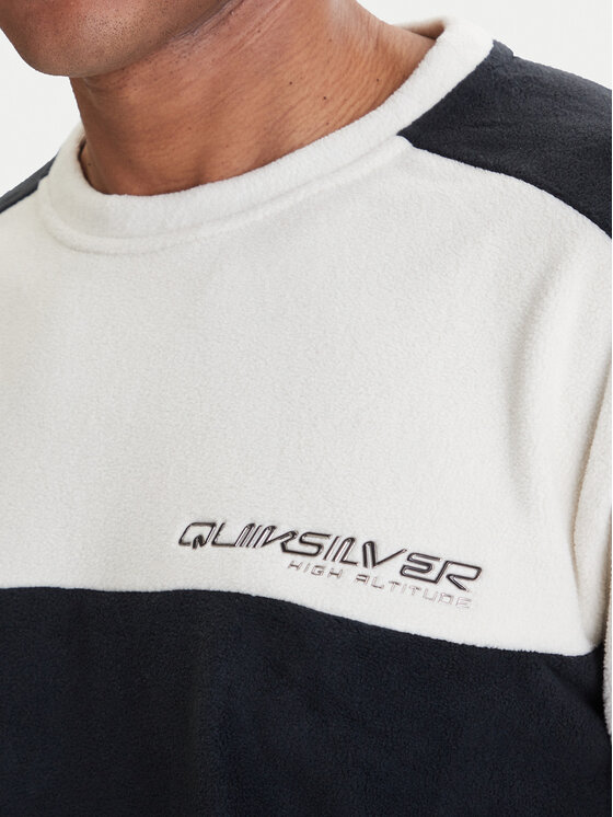 Quiksilver Quiksilver Fleecová mikina High Altitude EQYPF03069 Čierna Regular Fit