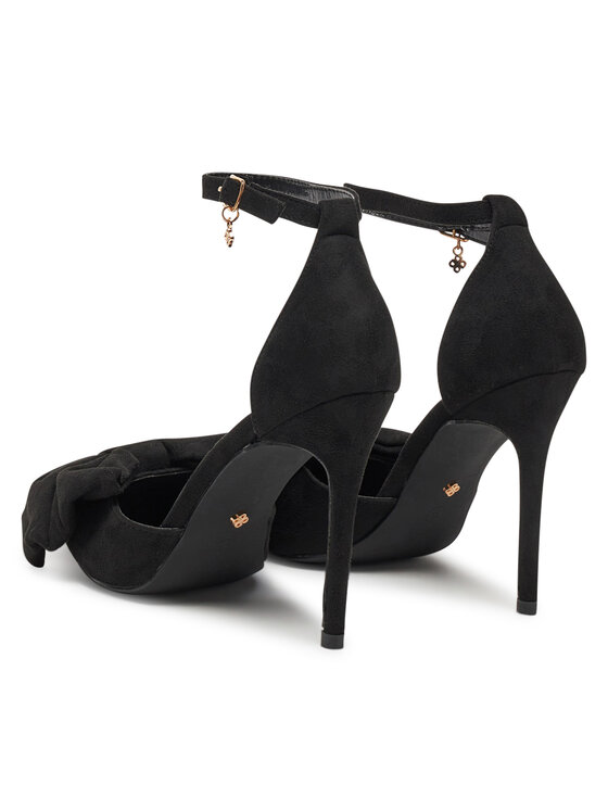 DeeZee DeeZee Pantofi cu toc subțire HT6176-57 Negru