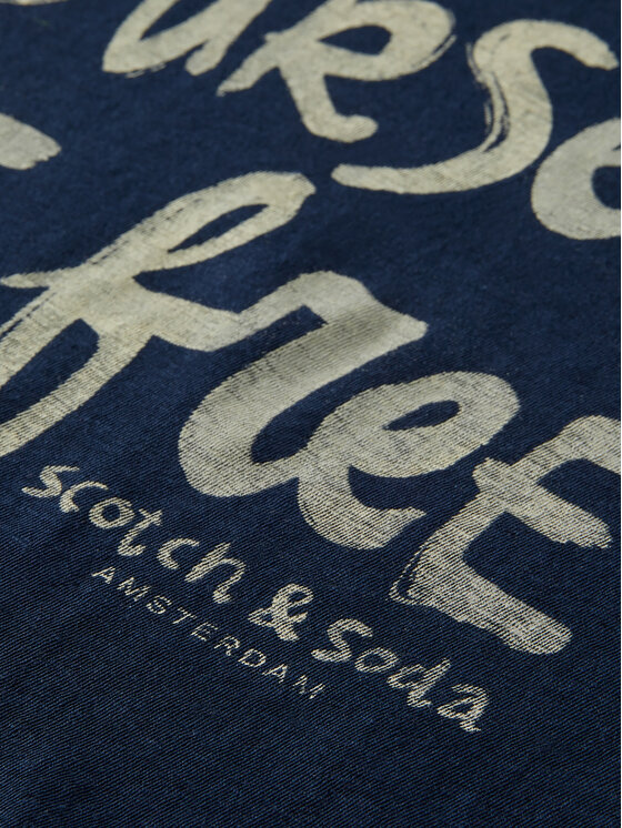 Scotch & Soda Scotch & Soda T-Shirt 169243 Granatowy Regular Fit