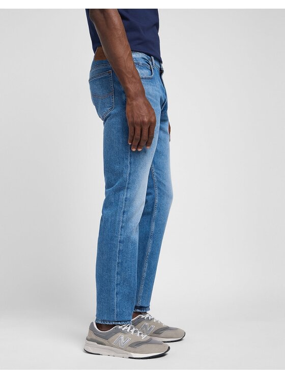 Lee Lee Jeansy Rider Niebieski Slim Fit