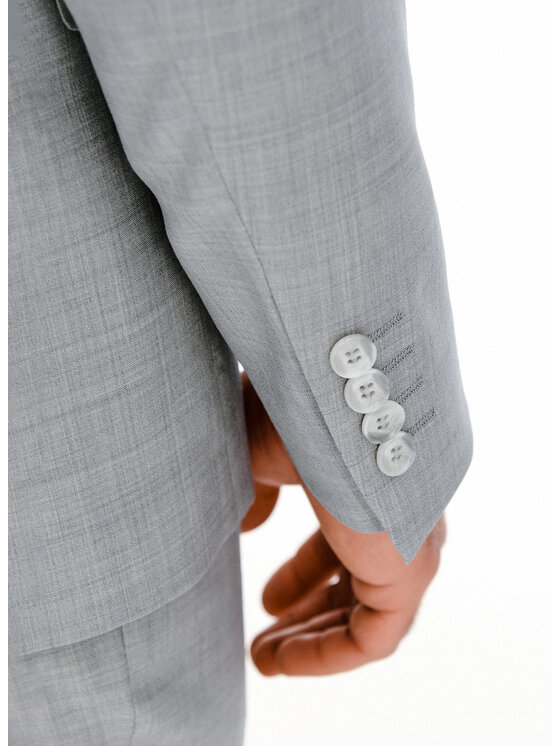 Pako Lorente Pako Lorente Marynarka P26SP-3G-028 Szary Slim Fit