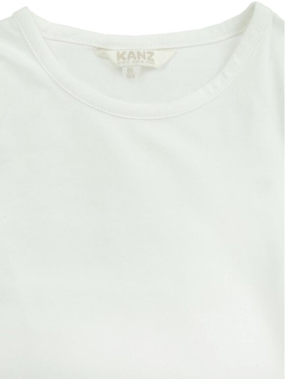 Kanz Kanz Bluzka 1516811-1000 Biały Basic Fit