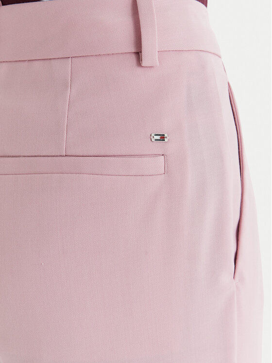 Tommy Hilfiger Tommy Hilfiger Stoffhose Timeless WW0WW48352 Rosa Straight Fit