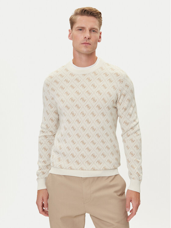 Guess Guess Пуловер M5YR10 Z3OE2 Екрю Regular Fit