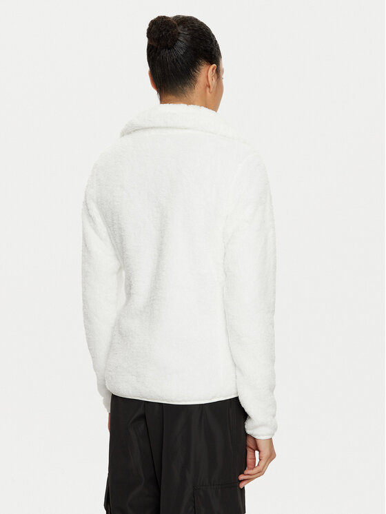 Protest Protest Felpa di pile Riri 3693300 Bianco Regular Fit