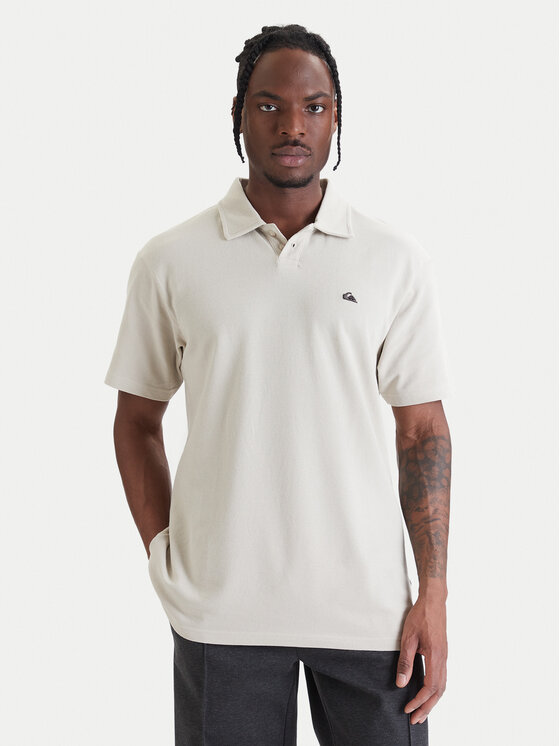 Quiksilver Quiksilver Polokošeľa Mw Pique Polo EQYKT04392 Béžová Regular Fit