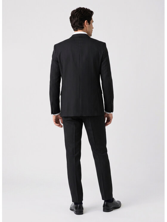 Pako Lorente Pako Lorente Spodnie garniturowe P26WF-6G-011 Czarny Slim Fit