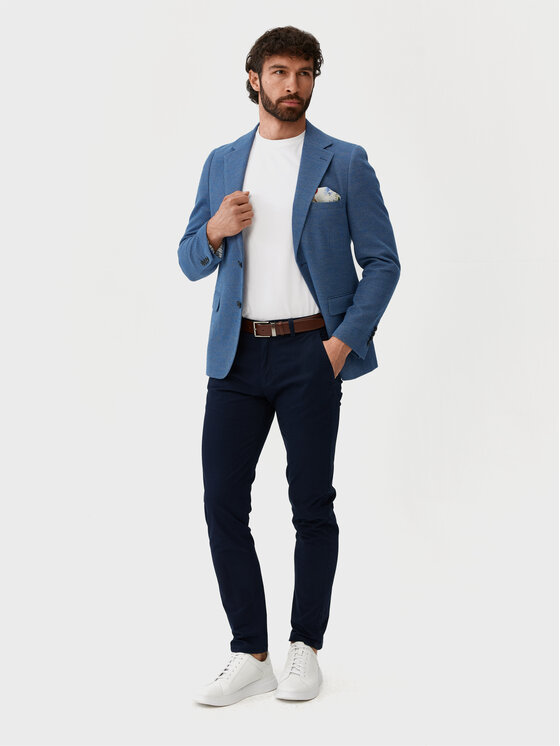 Evenemen Evenemen Marynarka Harper Niebieski Slim Fit