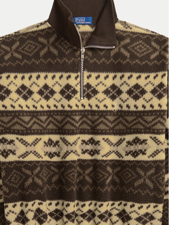 Polo Ralph Lauren Polo Ralph Lauren Sveter 211947972001 Hnedá Relaxed Fit