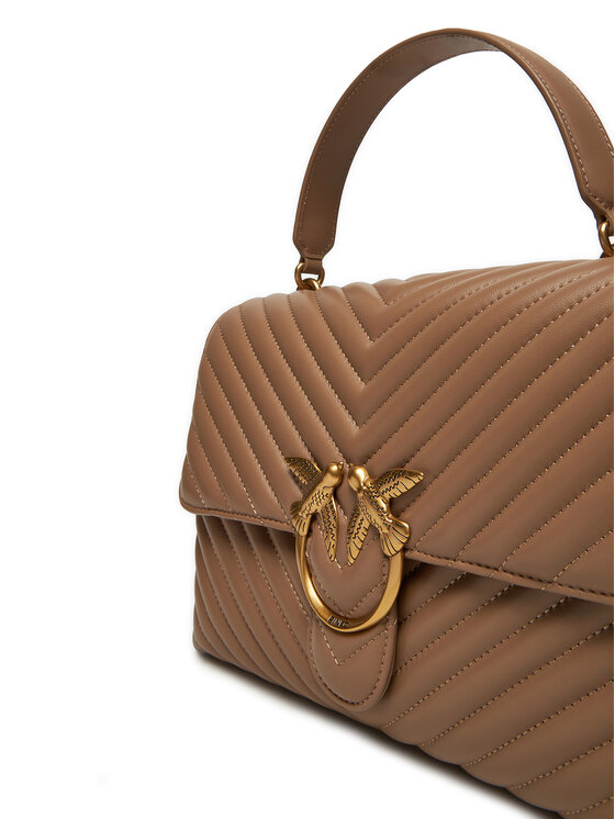 PINKO PINKO Borsetta Love Lady Puff Big Cl . AI 23-24 PLTT 100042 A0GK Beige