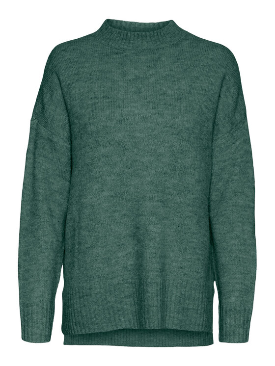 Vero Moda Vero Moda Sweter 10269229 Zielony Regular Fit
