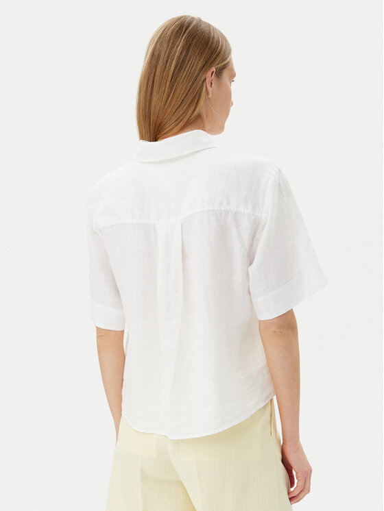 Tommy Hilfiger Tommy Hilfiger Риза WW0WW44720 Бял Relaxed Fit