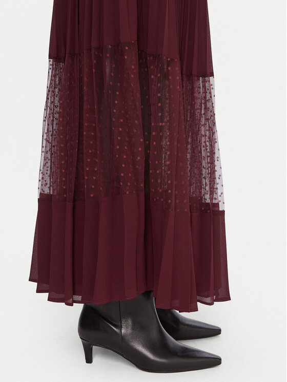 TWINSET TWINSET Maksi sijonas 252TP2642 Violetinė Regular Fit
