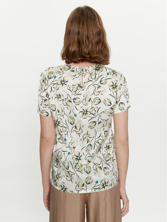 Marella Marella T-Shirt Hobby 2413111161 Zelená Regular Fit