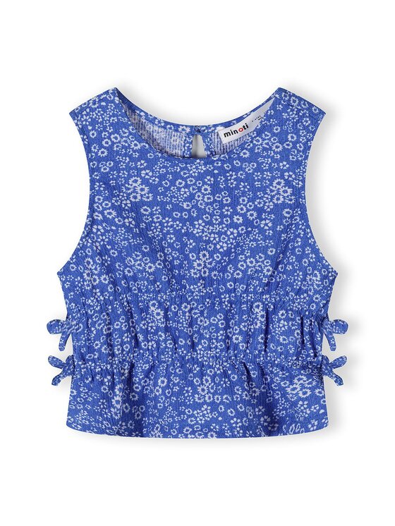 minoti minoti Komplet top i spodnie 30SET155 Niebieski Regular Fit