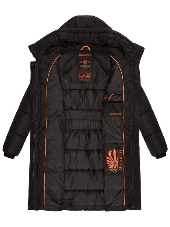 Marikoo Marikoo Kurtka zimowa Yuikoo Czarny Casual Fit