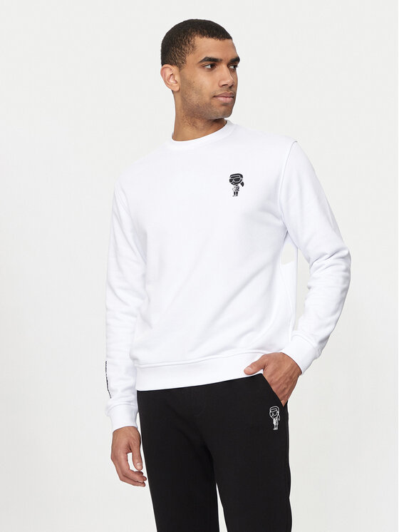 KARL LAGERFELD Mikina 705400 543910 Biela Relaxed Fit