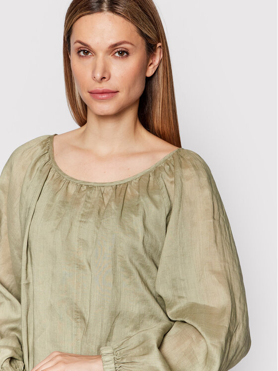 Marc O'Polo Marc O'Polo Повсякденна сукня 205 0952 21475 Зелений Relaxed Fit