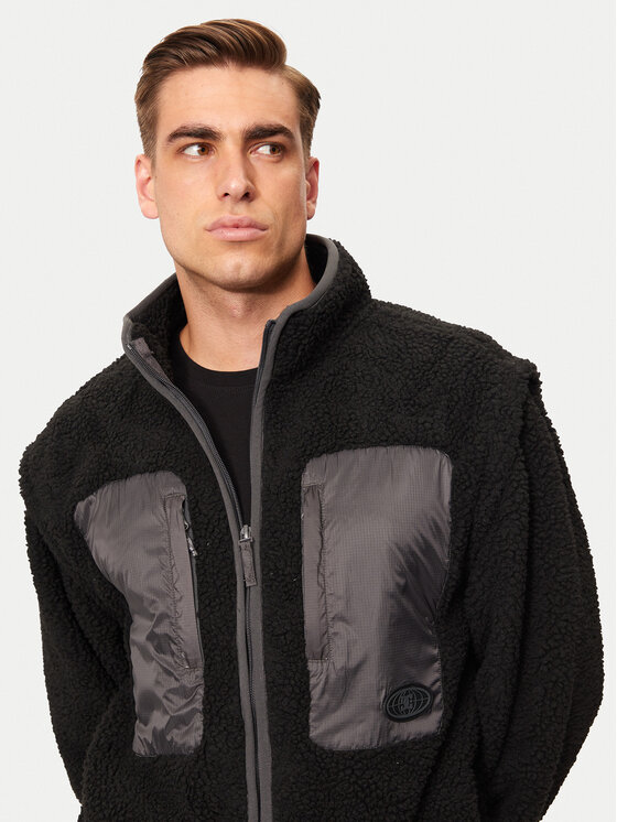 DC DC Μπουφάν μεταβατικό Traverse ADYFT03419 Μαύρο Boxy Fit