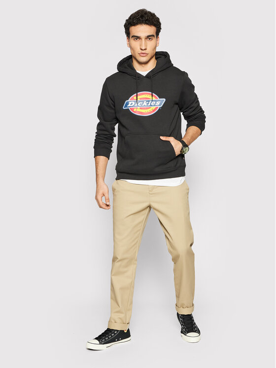 Dickies Dickies Μπλούζα Icon Logo DK0A4XCBBLK Μαύρο Regular Fit