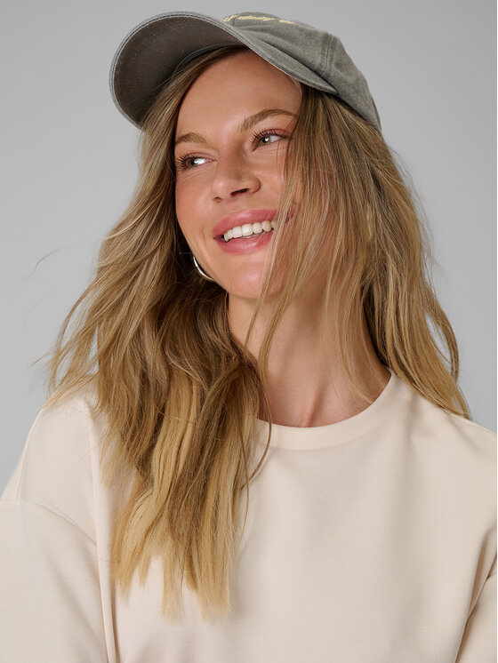 4F 4F T-Shirt COSY Kremowy Loose Fit
