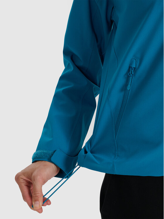 4F 4F Kurtka przejściowa MULTI ACTIVE Turkusowy Regular Fit