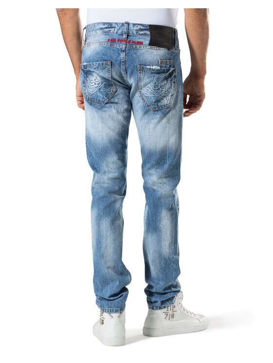 PHILIPP PLEIN PHILIPP PLEIN Jeans 30758 Blu Straight Fit