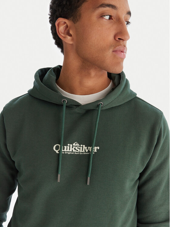Quiksilver Quiksilver Суитшърт EQYFT05136 TKG Зелен Comfort Fit