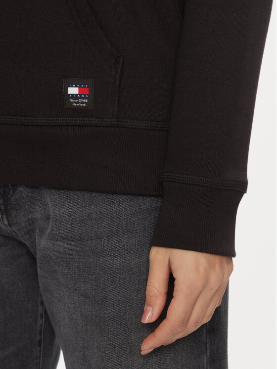 Tommy Jeans Tommy Jeans Pulóver Classic DW0DW17329 Fekete Relaxed Fit