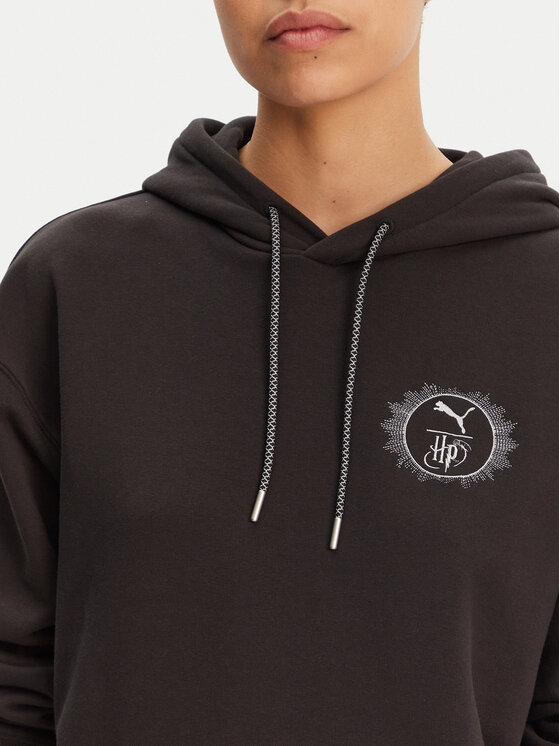 Puma Puma Bluza Unisex Harry Potter 630093 Czarny Relaxed Fit
