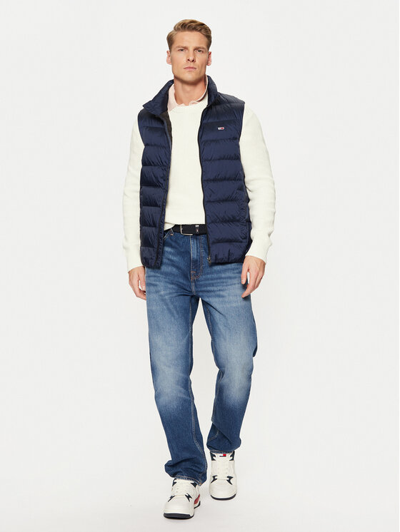 Tommy Jeans Tommy Jeans Αμάνικο Μπουφάν DM0DM20663 Σκούρο μπλε Regular Fit
