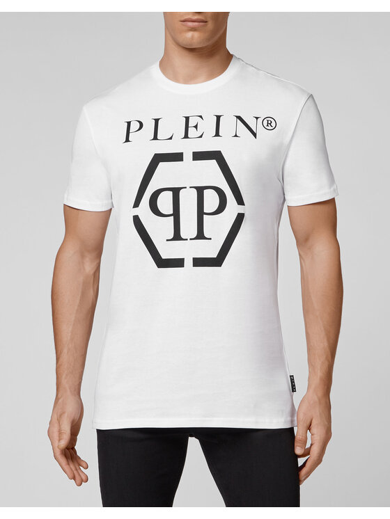 PHILIPP PLEIN PHILIPP PLEIN T-Shirt 8733 Biały Regular Fit