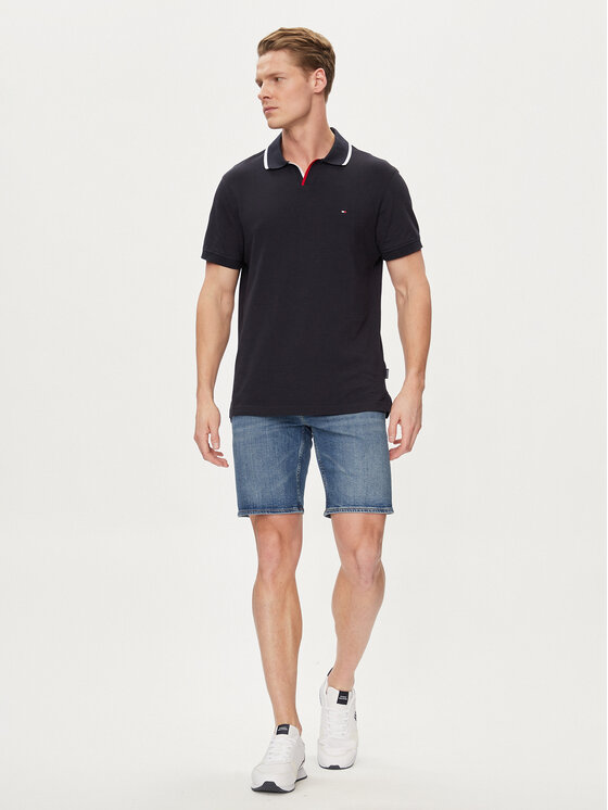 Tommy Hilfiger Tommy Hilfiger Polo marškinėliai MW0MW34772 Tamsiai mėlyna Regular Fit