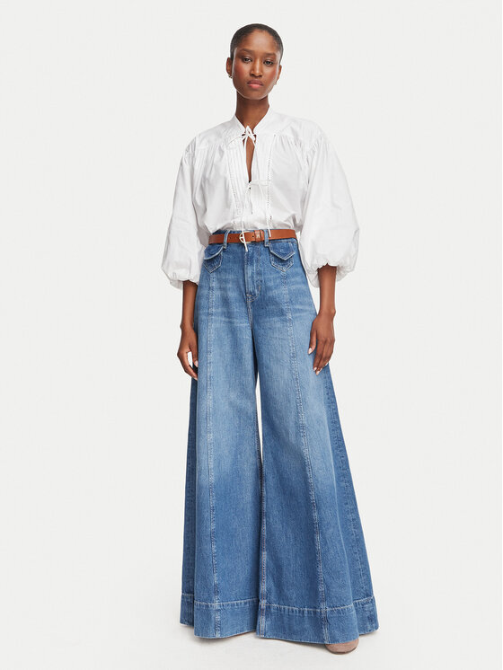 BOSS BOSS Džínsy C Jane 50564408 Modrá Wide Leg