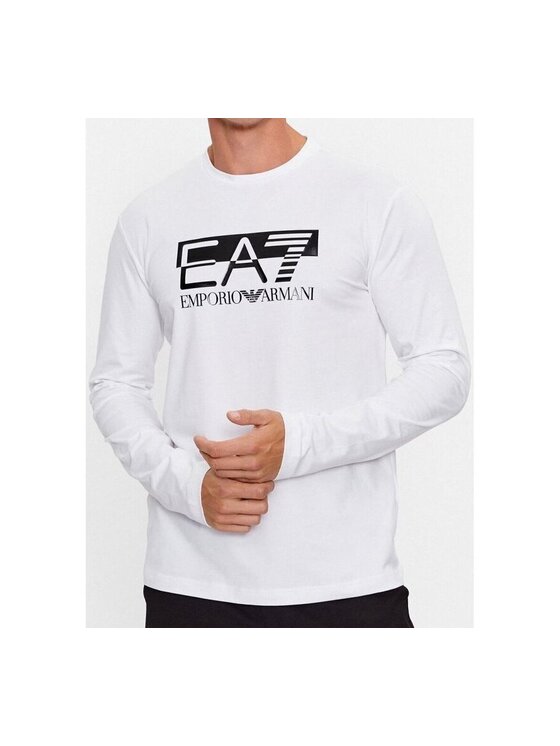 EA7 Emporio Armani EA7 Emporio Armani Blúzka regular Biela Regular Fit