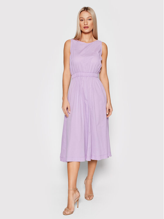 Deha Deha Повсякденна сукня D63059 Фіолетовий Regular Fit