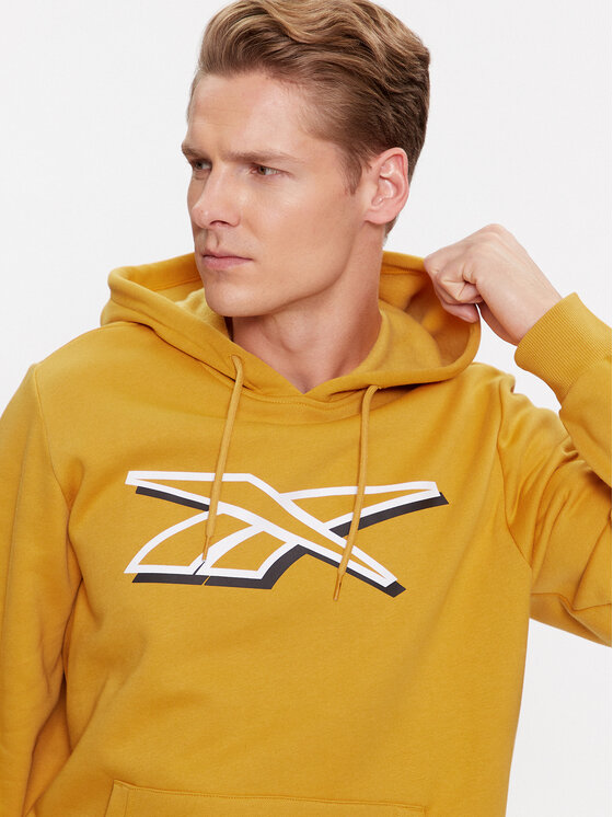 Reebok Reebok Mikina Identity IN1692 Žlutá Regular Fit