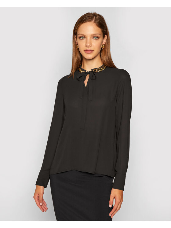 Marciano Guess Marciano Guess Блуза Antalya 0BG471 9421Z Черен Regular Fit